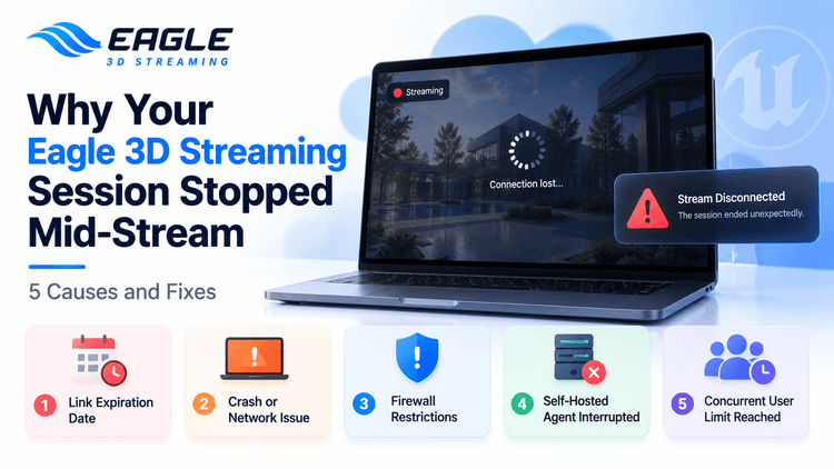 Why Your Eagle 3D Streaming Session Stopped Mid-Stream — 5 Causes and Fixes