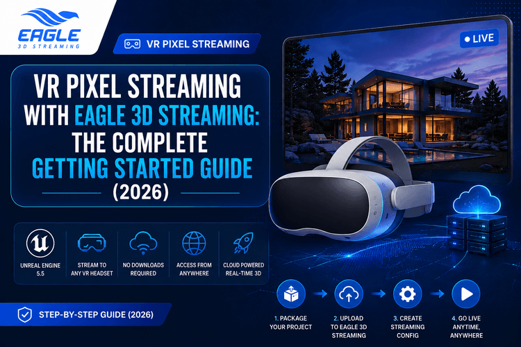 VR Pixel Streaming with Eagle 3D Streaming: The Complete Getting Started Guide (2026)